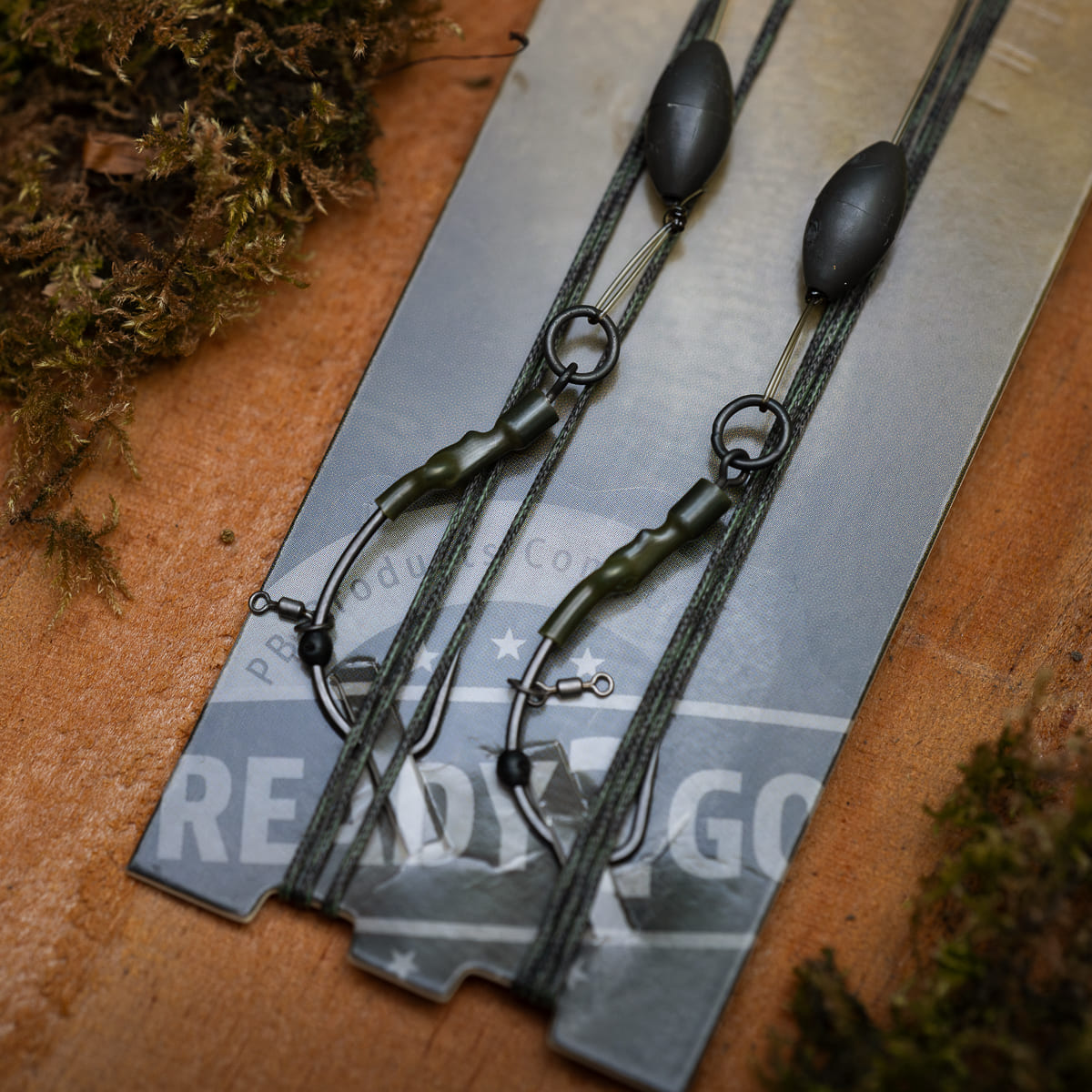 R2G Clip Silk Ray Leader 90/Ronnie Hinged Stiff Rig (2pcs)